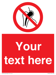 Custom prohibition No metallic implants